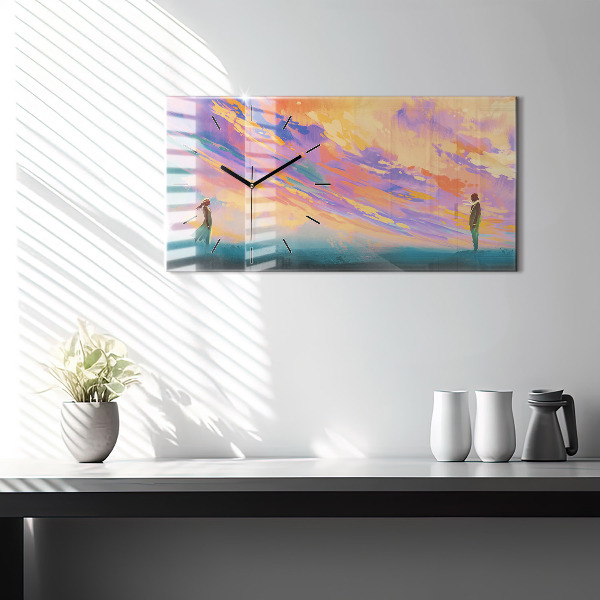 Horizontálne hodiny Platonická láska