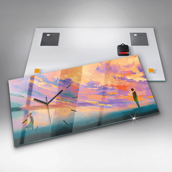 Horizontálne hodiny Platonická láska