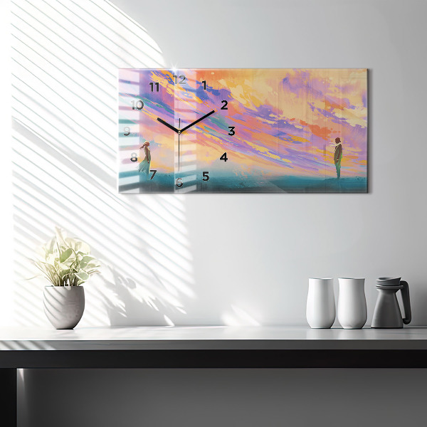 Horizontálne hodiny Platonická láska