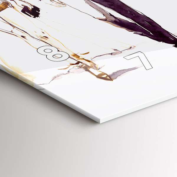 Horizontálne hodiny Žena a muž