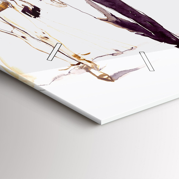 Horizontálne hodiny Žena a muž