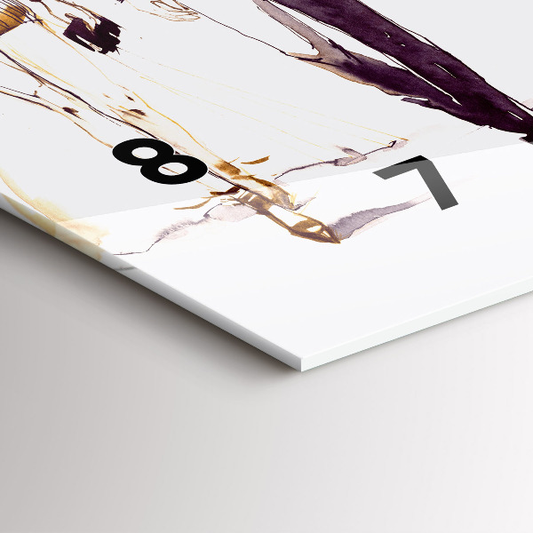 Horizontálne hodiny Žena a muž