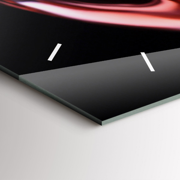 Horizontálne hodiny Pohár vína