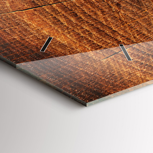 Horizontálne hodiny Starý kmeň stromu