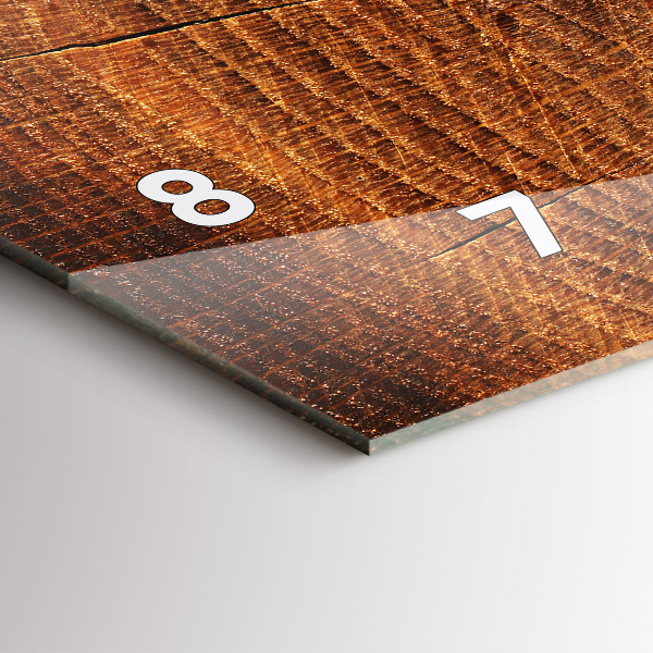 Horizontálne hodiny Starý kmeň stromu