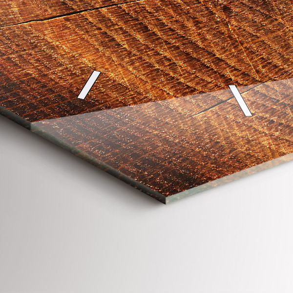 Horizontálne hodiny Starý kmeň stromu