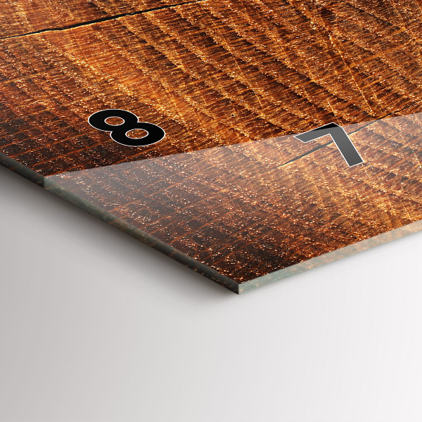 Horizontálne hodiny Starý kmeň stromu