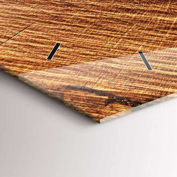 Horizontálne hodiny Dekoratívne drevo