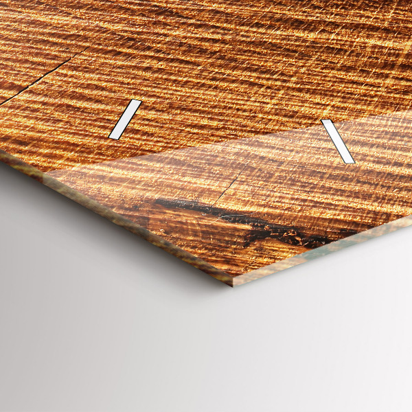 Horizontálne hodiny Dekoratívne drevo