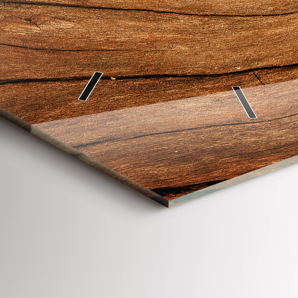 Horizontálne hodiny Staré drevo