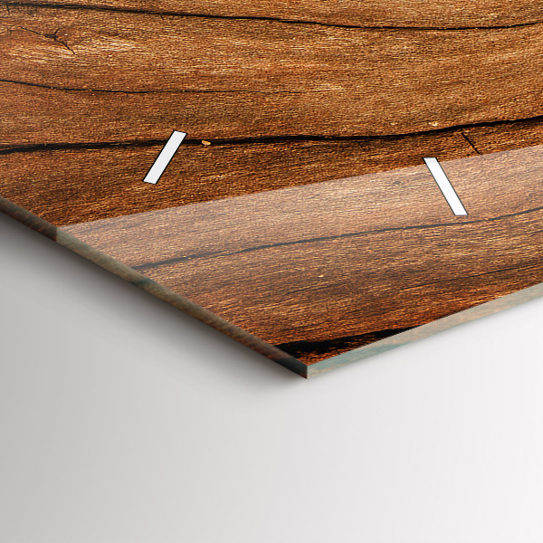 Horizontálne hodiny Staré drevo