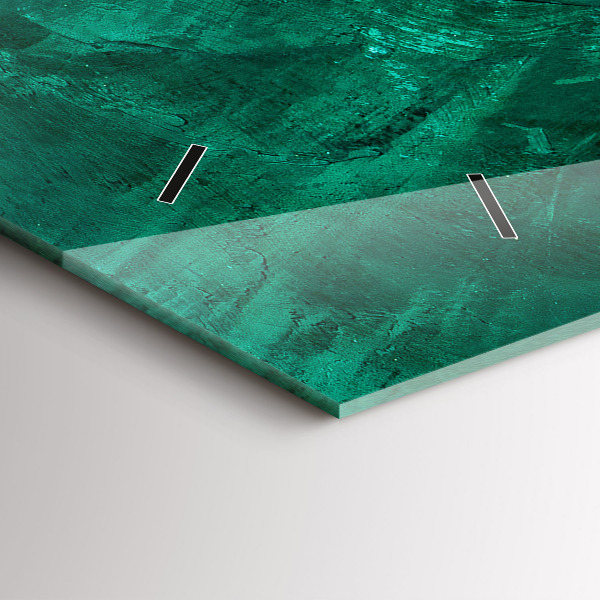 Horizontálne hodiny Smaragdová stena