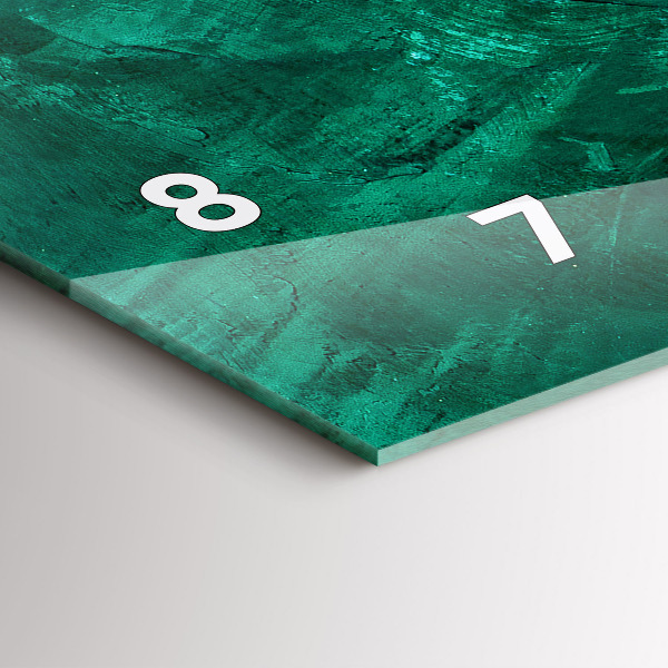 Horizontálne hodiny Smaragdová stena