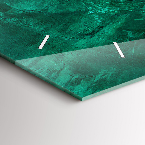 Horizontálne hodiny Smaragdová stena