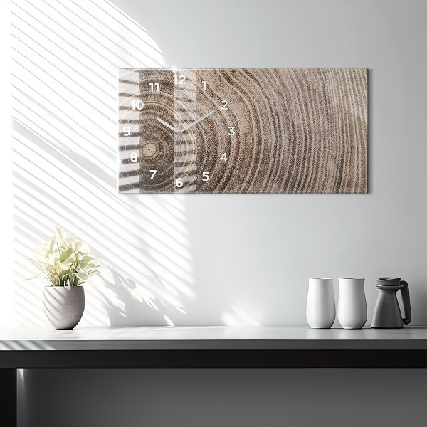 Horizontálne hodiny Kufor