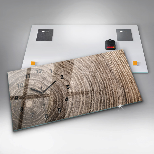 Horizontálne hodiny Kufor