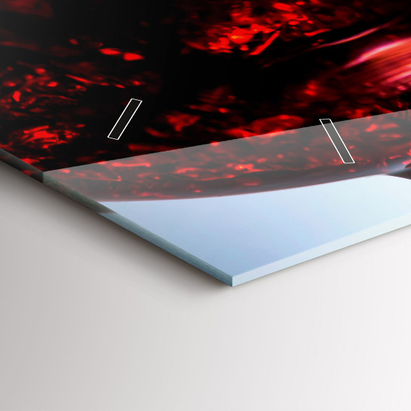 Horizontálne hodiny Poháre vína