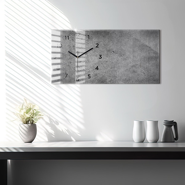 Horizontálne hodiny Priemyselná stena