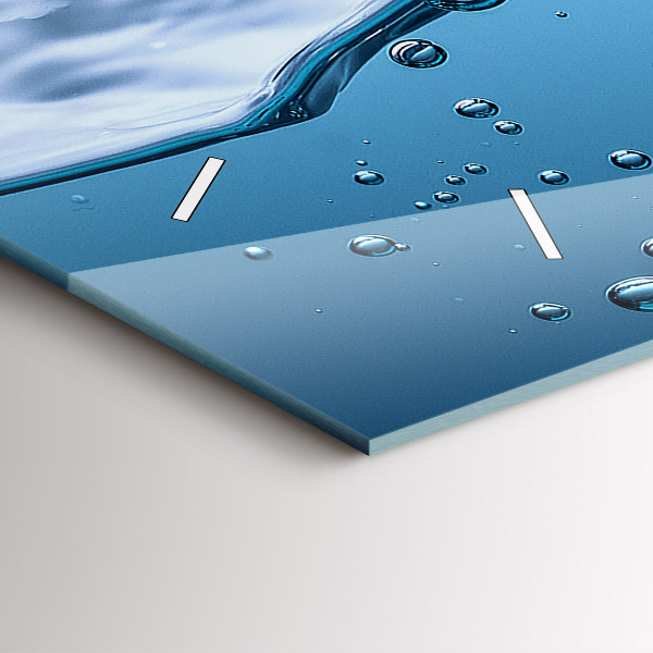 Horizontálne hodiny Detail vody