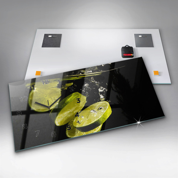 Horizontálne hodiny Limetky