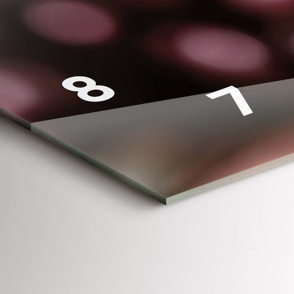 Horizontálne hodiny Pohárik červeného vína