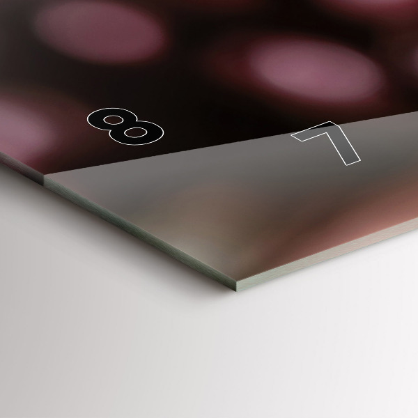 Horizontálne hodiny Pohárik červeného vína