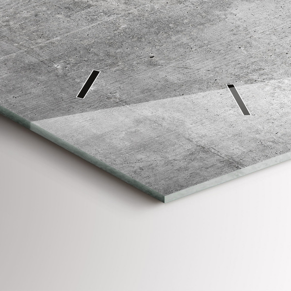 Horizontálne hodiny Surová stena