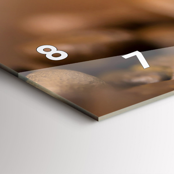 Horizontálne hodiny Abstraktné farby