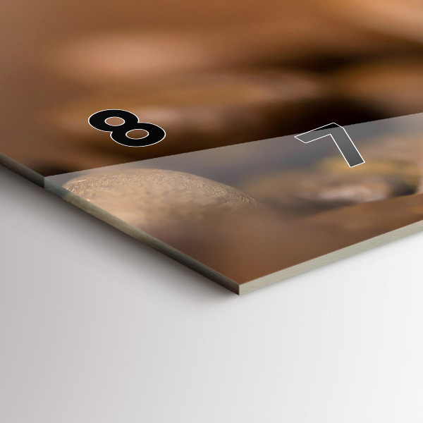 Horizontálne hodiny Abstraktné farby