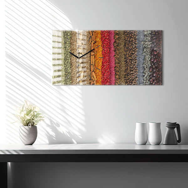 Horizontálne hodiny Riadky korenia