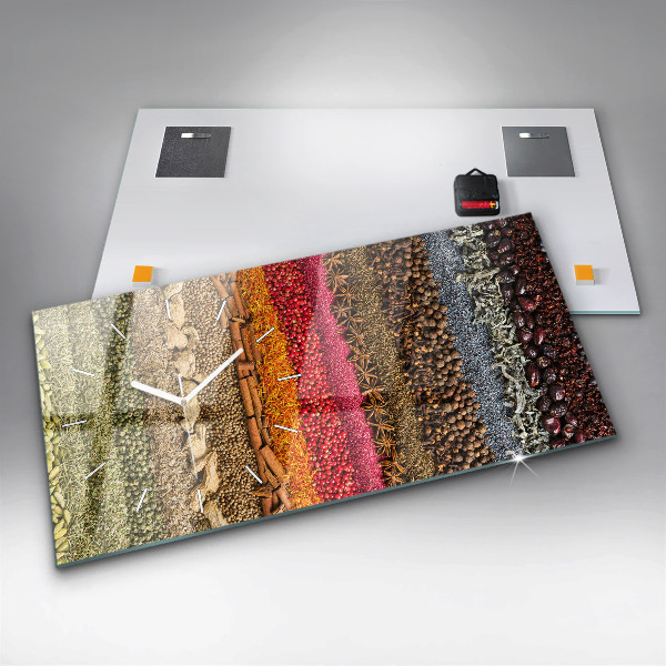 Horizontálne hodiny Riadky korenia