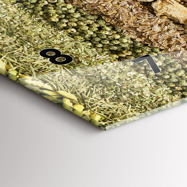 Horizontálne hodiny Riadky korenia