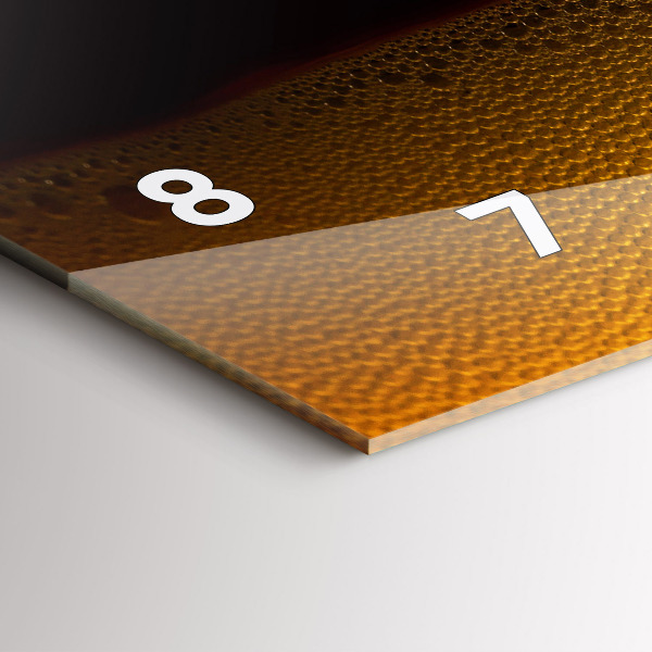 Horizontálne hodiny Pomarančový džús