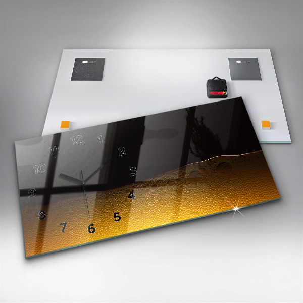 Horizontálne hodiny Pomarančový džús