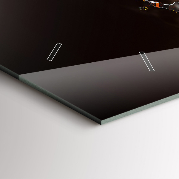 Horizontálne hodiny Horúca káva