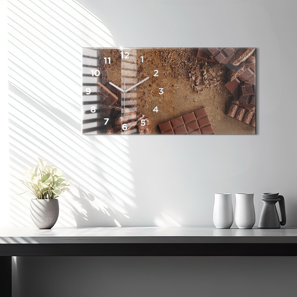 Horizontálne hodiny Čokoládové tyčinky
