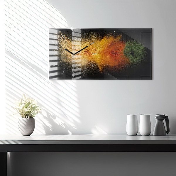 Horizontálne hodiny Korenie sa rozsypalo