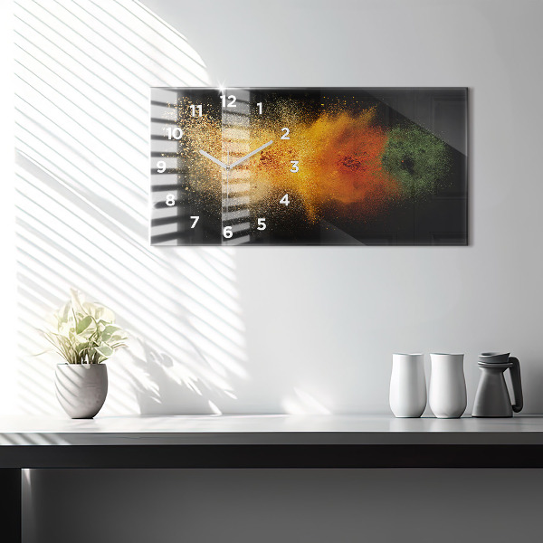 Horizontálne hodiny Korenie sa rozsypalo