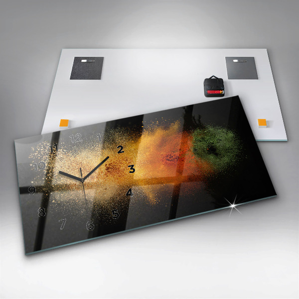 Horizontálne hodiny Korenie sa rozsypalo