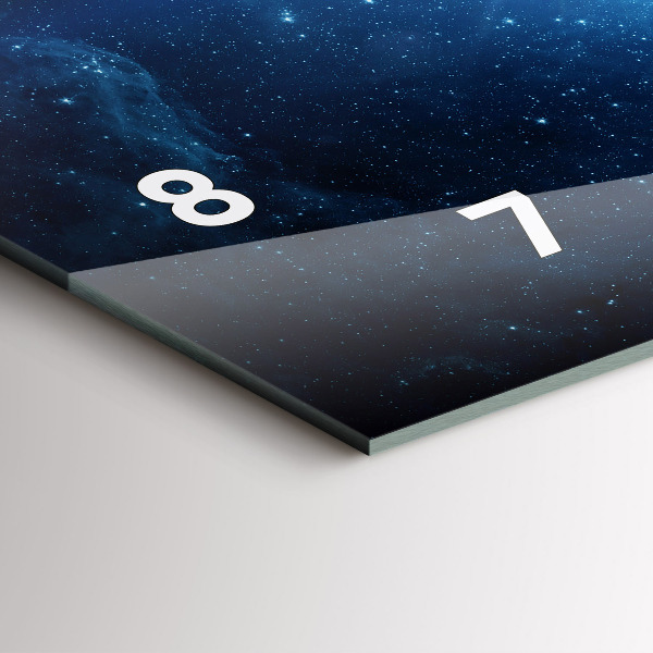 Horizontálne hodiny Zem a galaxia - NASA