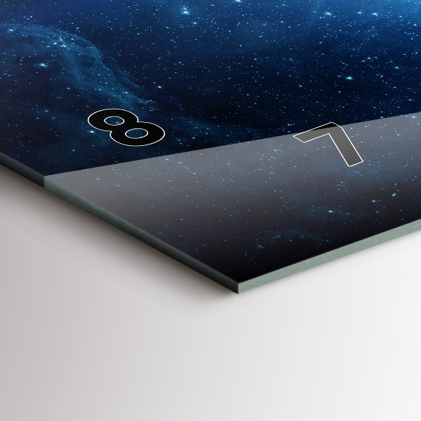 Horizontálne hodiny Zem a galaxia - NASA