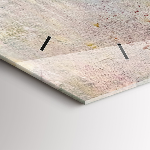 Horizontálne hodiny Maľovaná abstrakcia