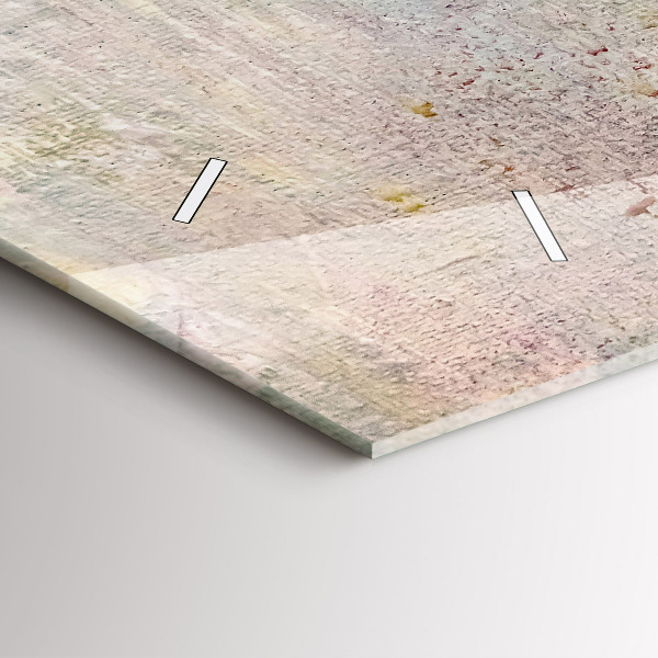 Horizontálne hodiny Maľovaná abstrakcia