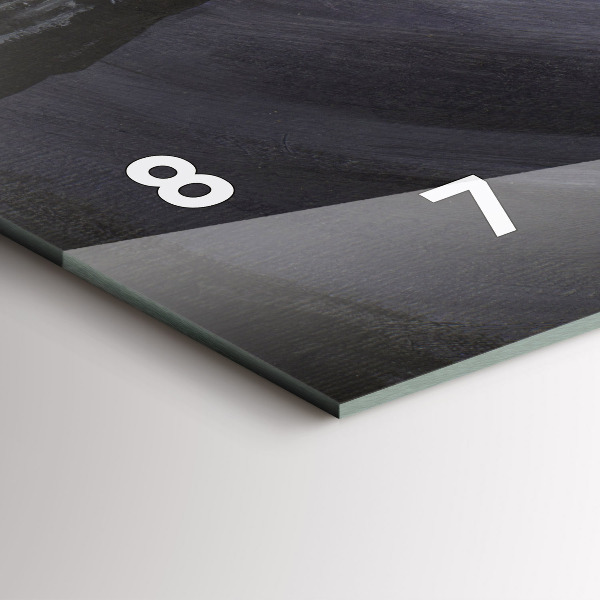 Horizontálne hodiny Havran v mesačnom svite