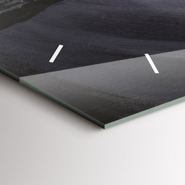 Horizontálne hodiny Havran v mesačnom svite