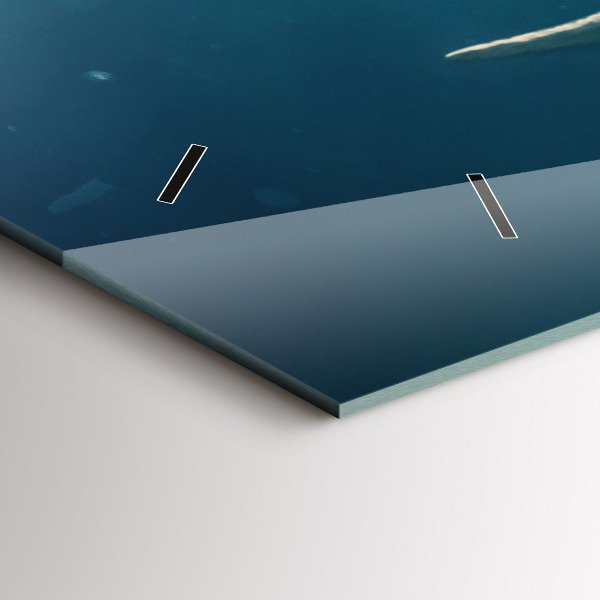 Horizontálne hodiny Slon plávajúci v oceáne