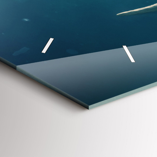 Horizontálne hodiny Slon plávajúci v oceáne