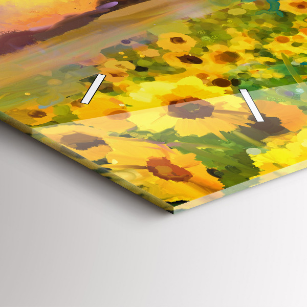 Horizontálne hodiny Slnečnicové pole