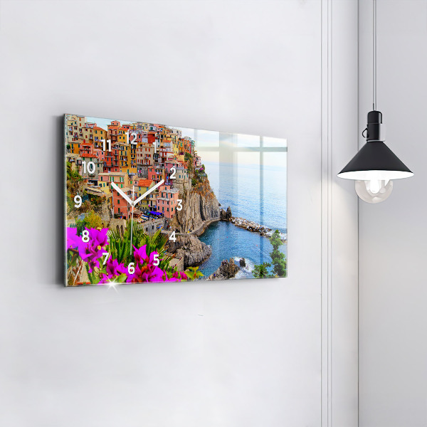 Horizontálne hodiny Pobrežie Cinque Terre