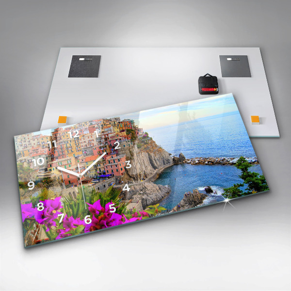 Horizontálne hodiny Pobrežie Cinque Terre